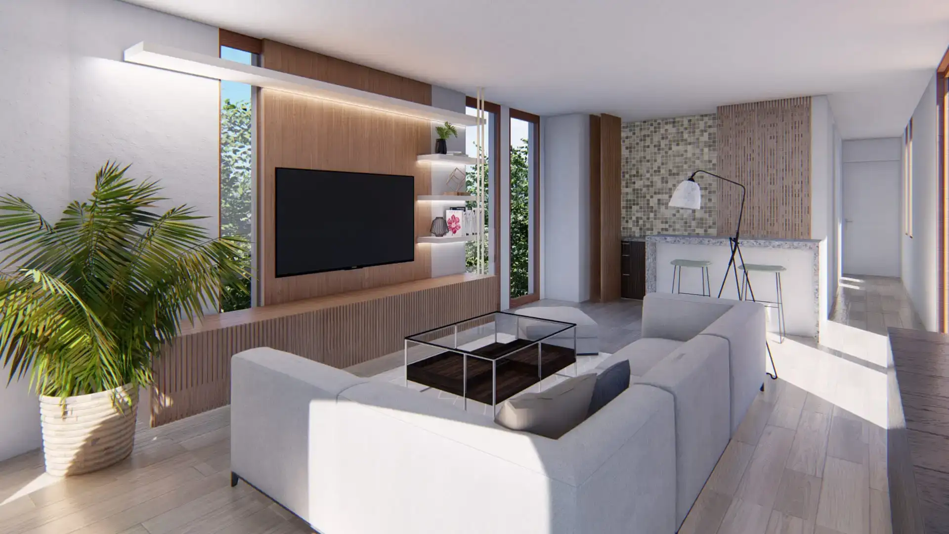 Sala minimalista