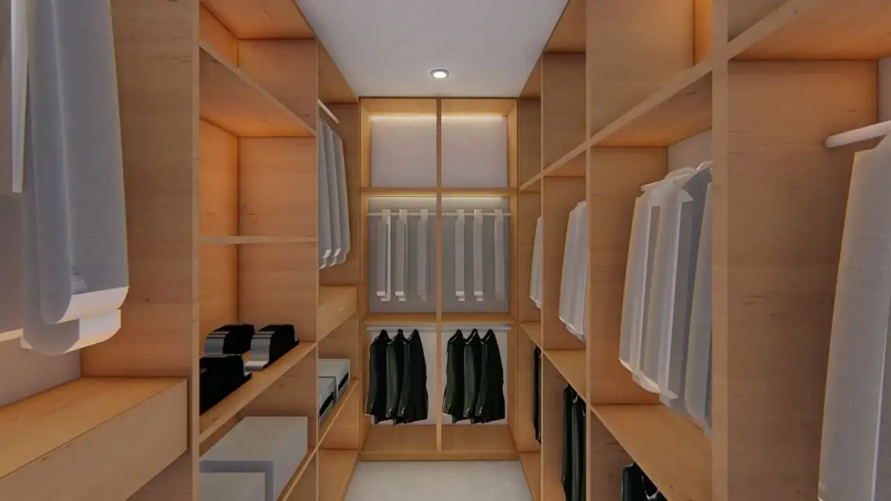 closet de madera